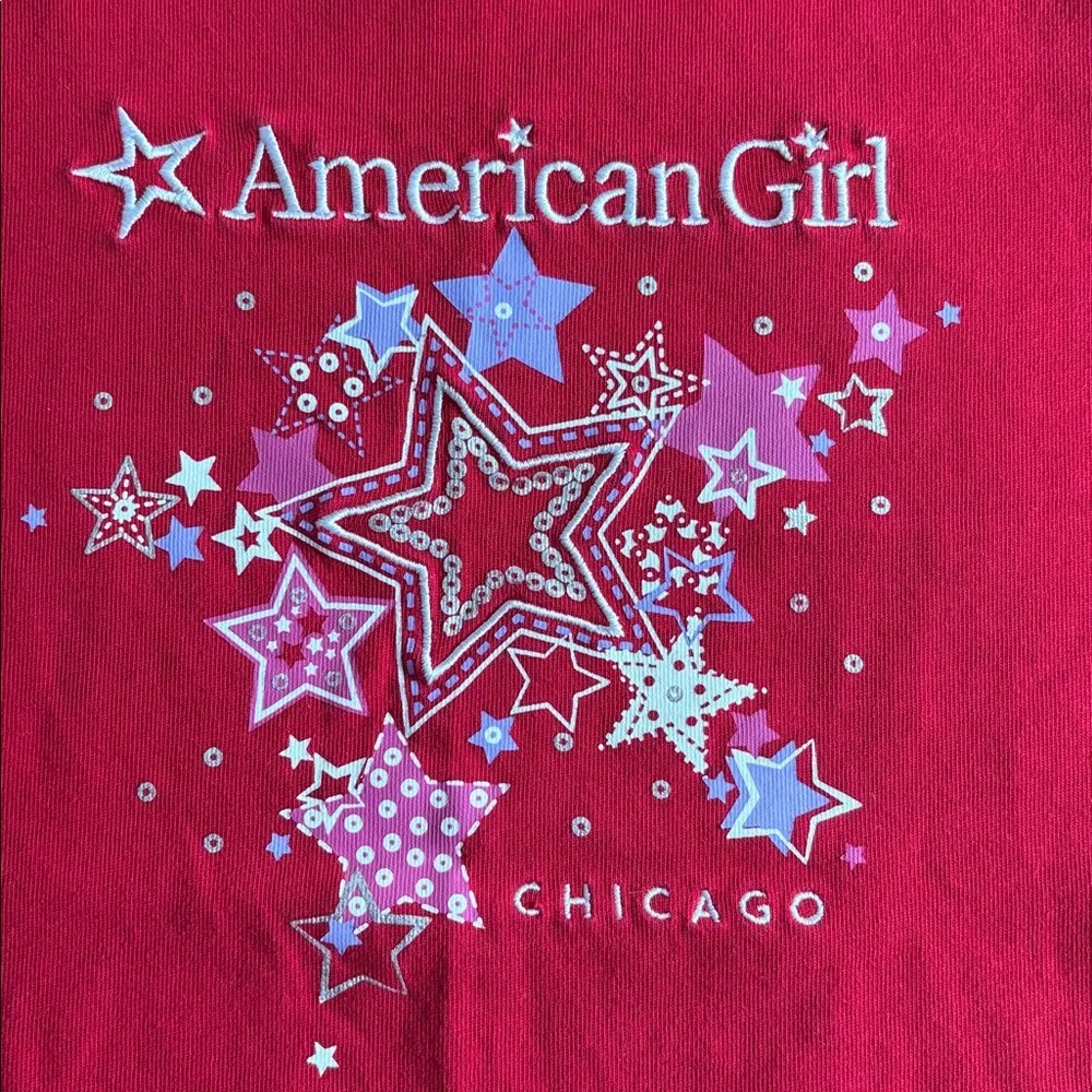 American Girl Chicago Store Embroidered Tee Girl’s 10/12
